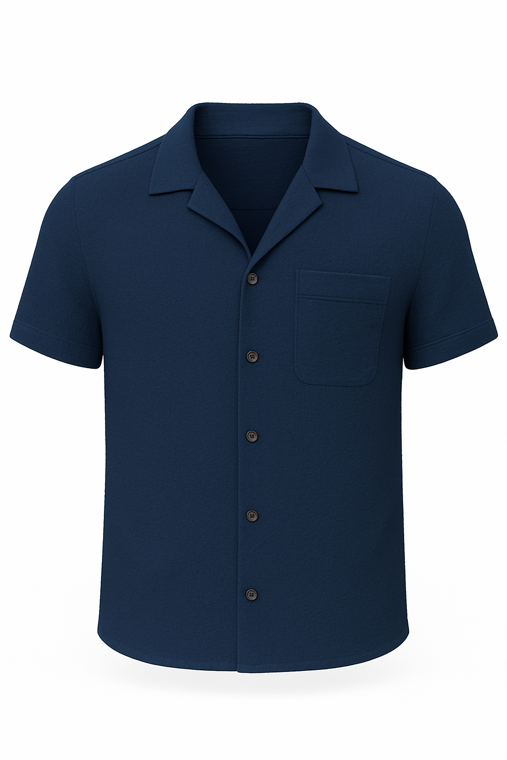 Textured Button-Up Shirt