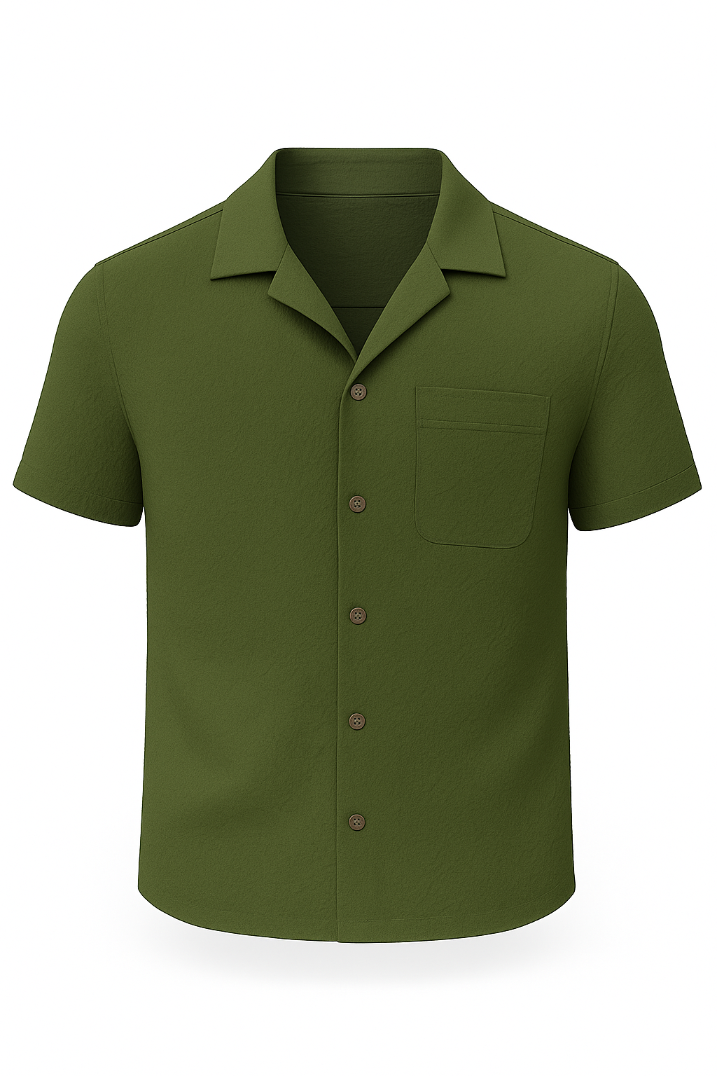 Textured Button-Up Shirt